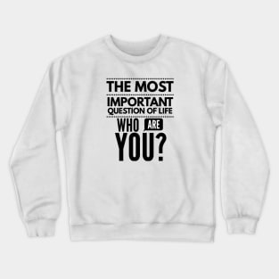 The question Crewneck Sweatshirt